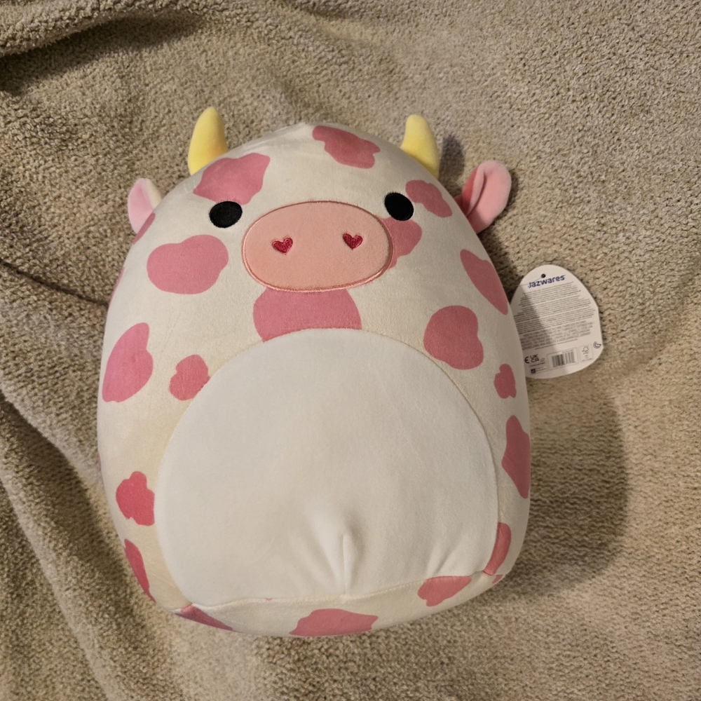 *LIMITED EDITION* ORIGINAL SQUISHMALLOWS Evangelica Valentine's Day Pink Cow - Picture 6 of 6